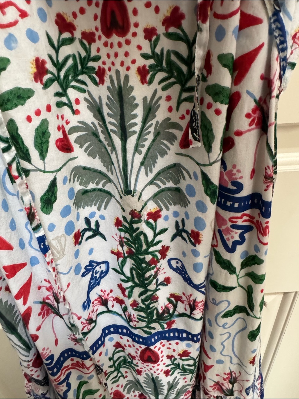LOFT Mermaid Garden Midi Dress - Picture 4 of 9